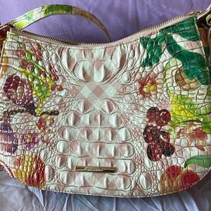 BRAHMIN SHAYNA CROSSBODY FRUIT SALAD OMBRE MELBOURNE LEATHER New Without Tags.